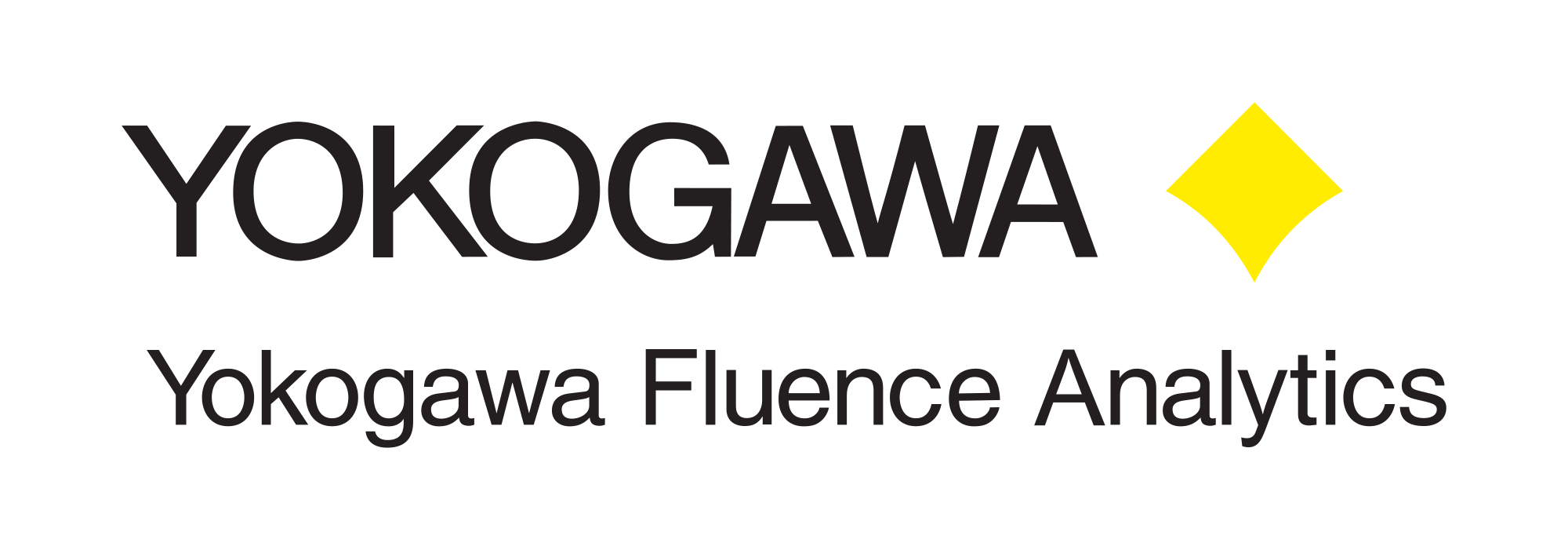 Yokogawa Fluence Analytics logo black text